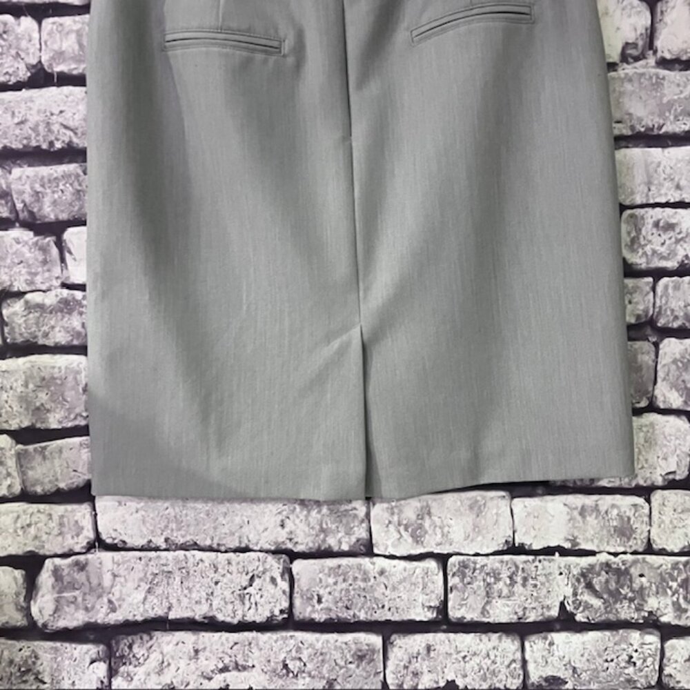 Worthington Gray Fully Lined Skirt Size 12 - Picture 7 of 9